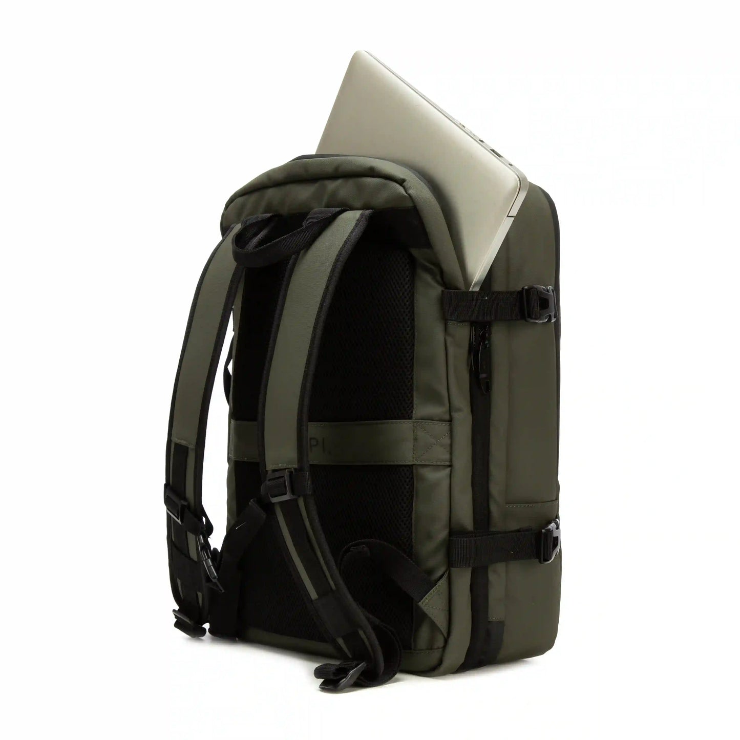 Mochila Cabina Expandible Kippi repelente al Agua - DarkGreen