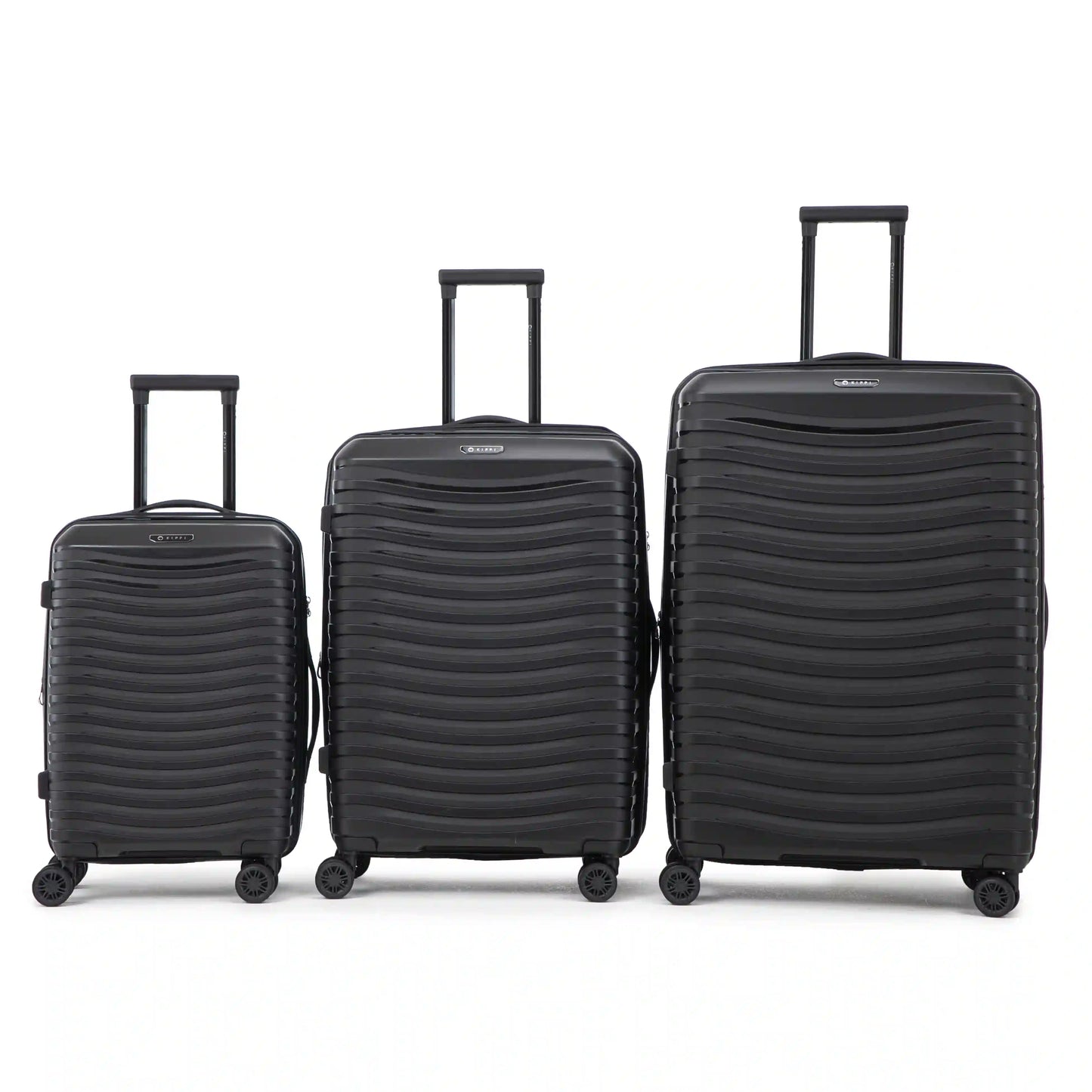 Pack x3 Maletas Kippi Buggy Black (S + M + L)