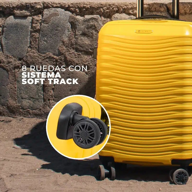 Pack x3 Maletas Kippi Buggy Yellow (S + M + L)