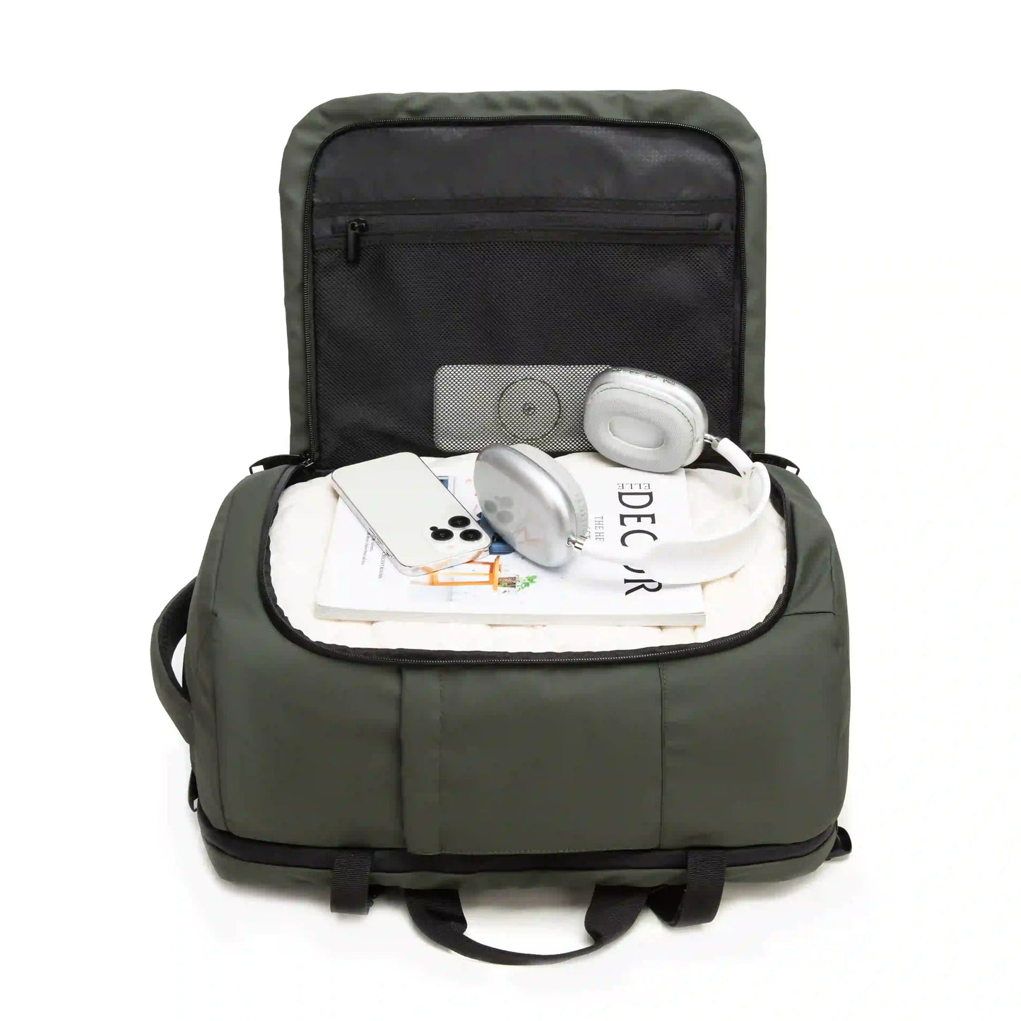 Mochila de Cabina Kippi Expedition repelente al Agua - Darkgreen