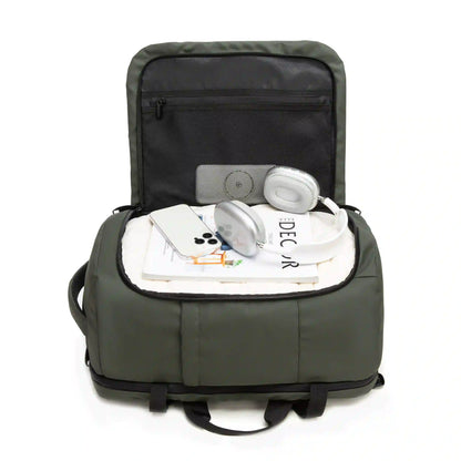 Mochila de Cabina Kippi Expedition repelente al Agua - Darkgreen
