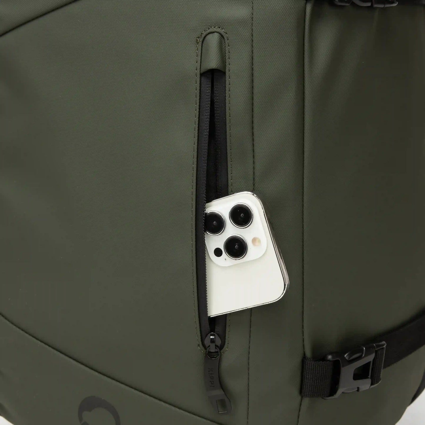 Mochila de Cabina Kippi Expedition repelente al Agua - Darkgreen